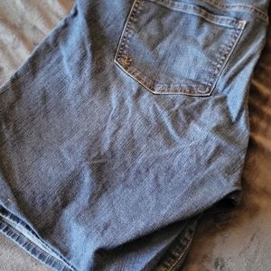 Plus denim shorts